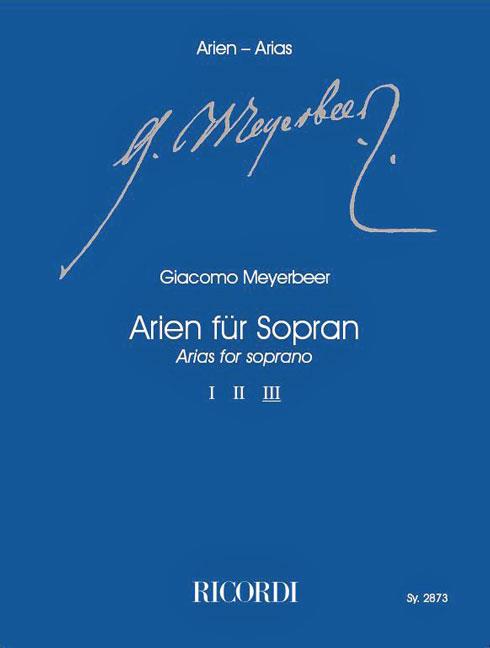 Arien - für Sopran (III)- - zpěv a klavír